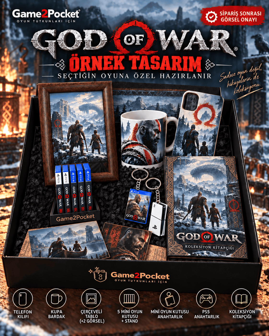 Game2Pocket™ Kişiye Özel Gamer Koleksiyon Kutusu