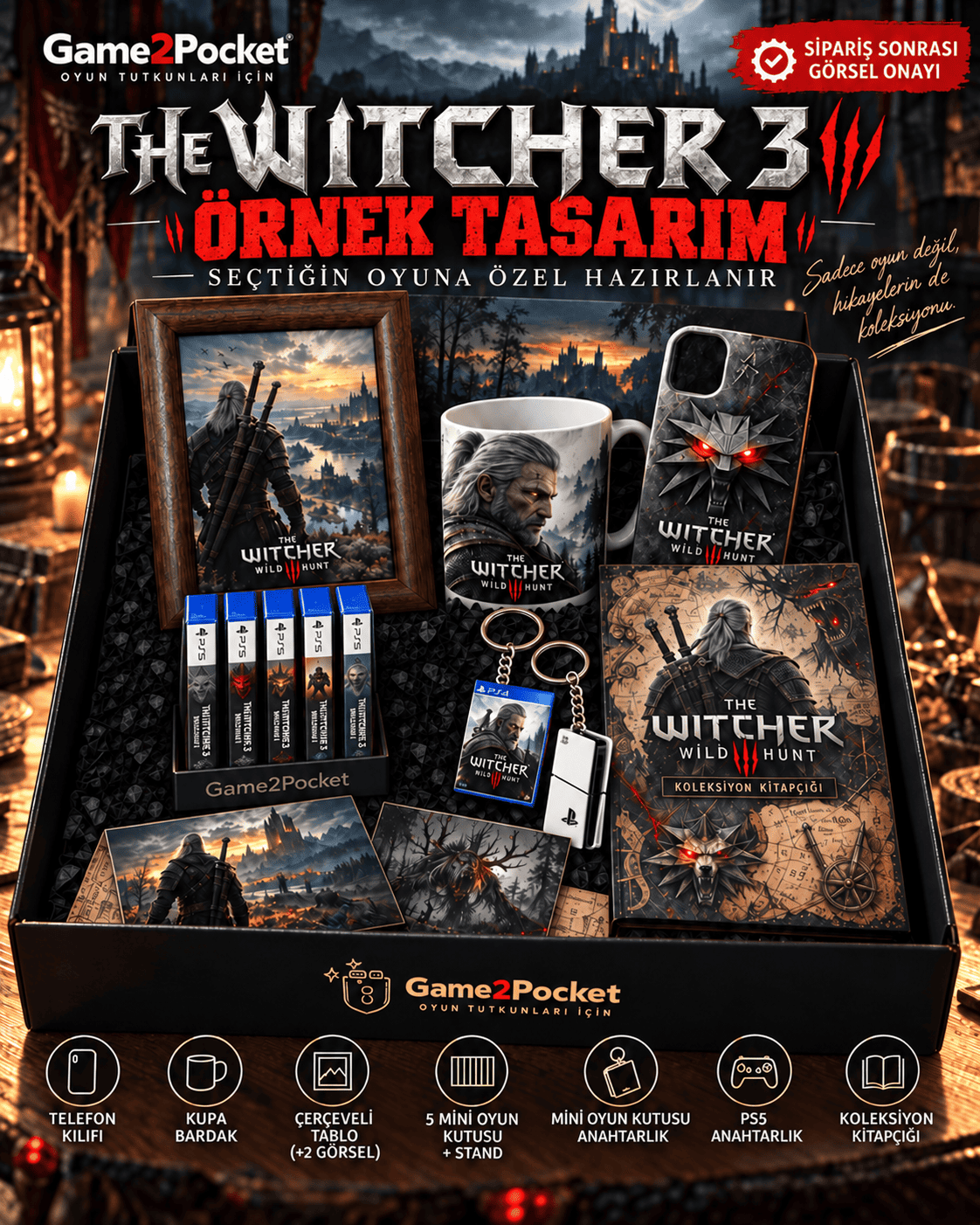 Game2Pocket™ Kişiye Özel Gamer Koleksiyon Kutusu