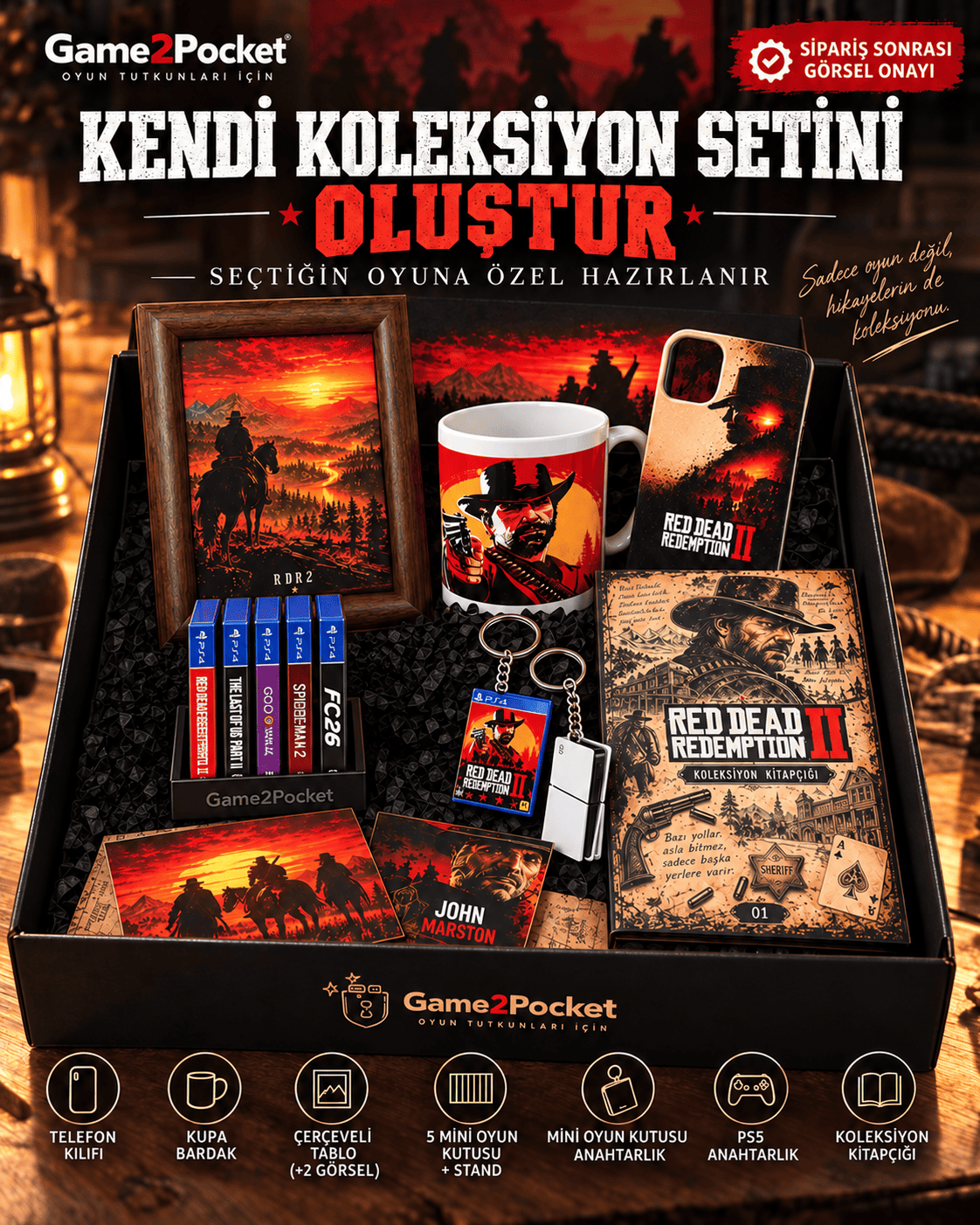 Game2Pocket™ Kişiye Özel Gamer Koleksiyon Kutusu