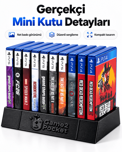 Game2Pocket™ Mini Oyun Arşivi – 10'lu Koleksiyon Seti