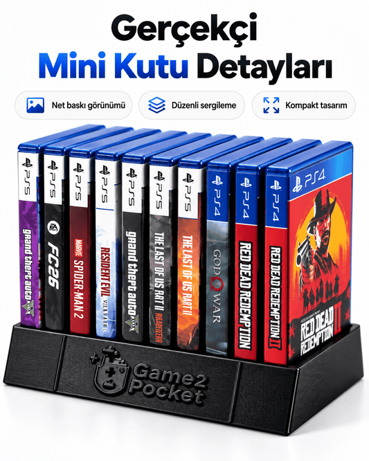 Game2Pocket™ Mini Oyun Arşivi – 10'lu Koleksiyon Seti