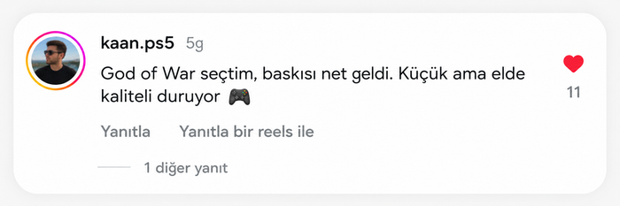 Müşteri yorumu